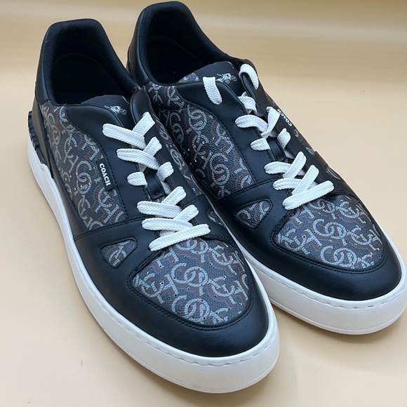 Coach Clip Court sneakers Mens Monogram Print In Casual Sneaker Size 13 In Black main image 6
